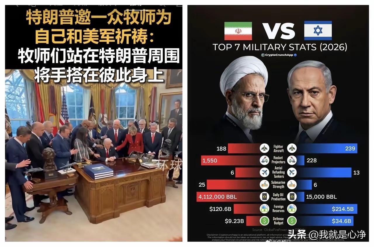 特朗普现在的压力究竟有多大呢？已经大到他开始找牧师做法了
特朗普在白宫邀请了一批