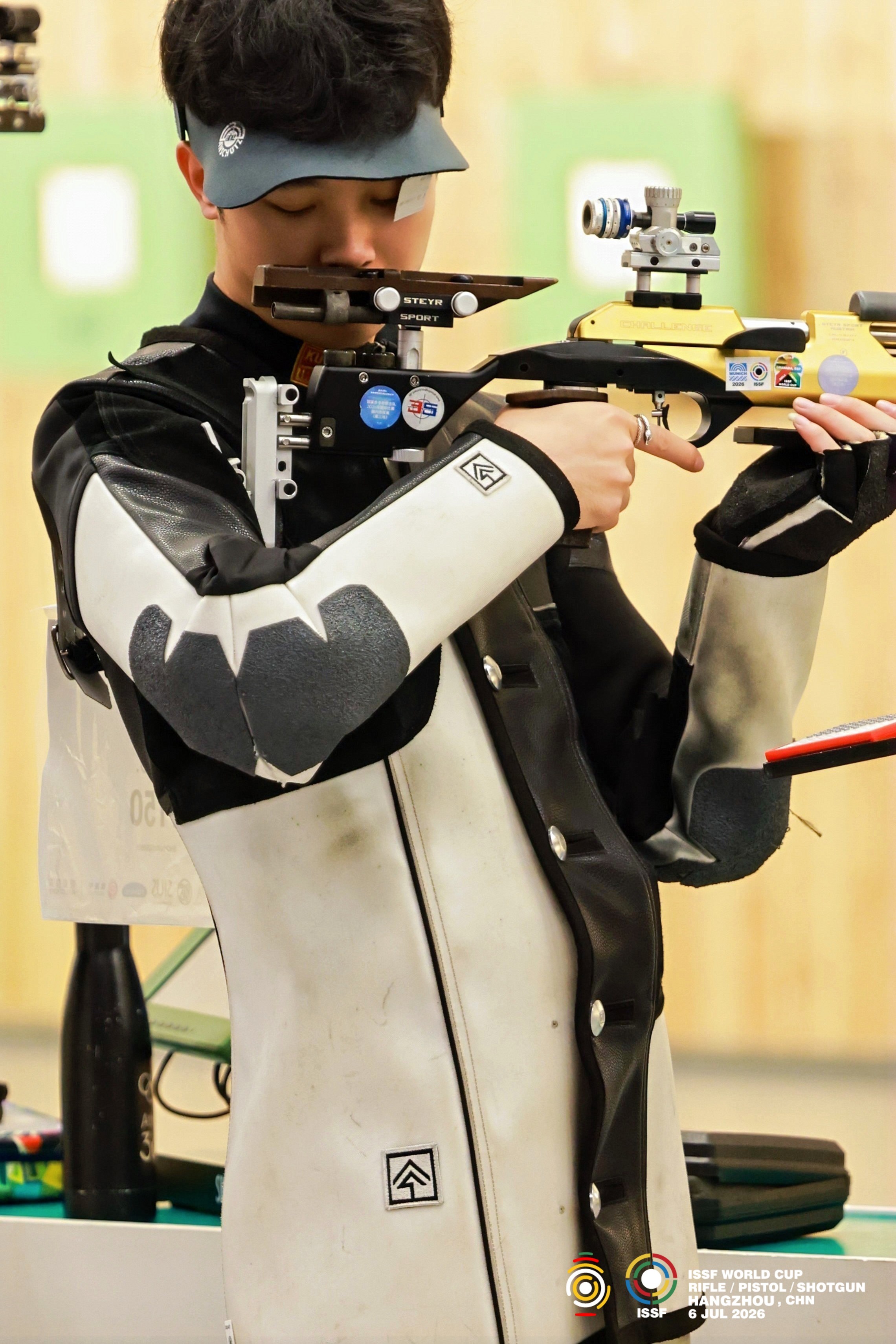 2026射击全项目世界杯中国站（杭州）男子10米气步枪赛前训练官方图片 | 马思