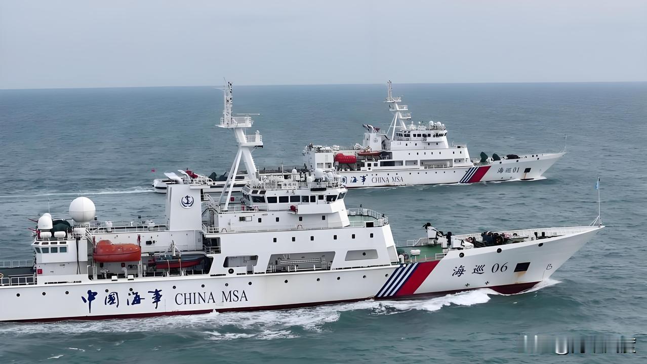 台海巡部门昨自嗨大陆海事船被抵挡在限制水域边缘航行，陆海巡舰秒打脸直闯所谓的限制