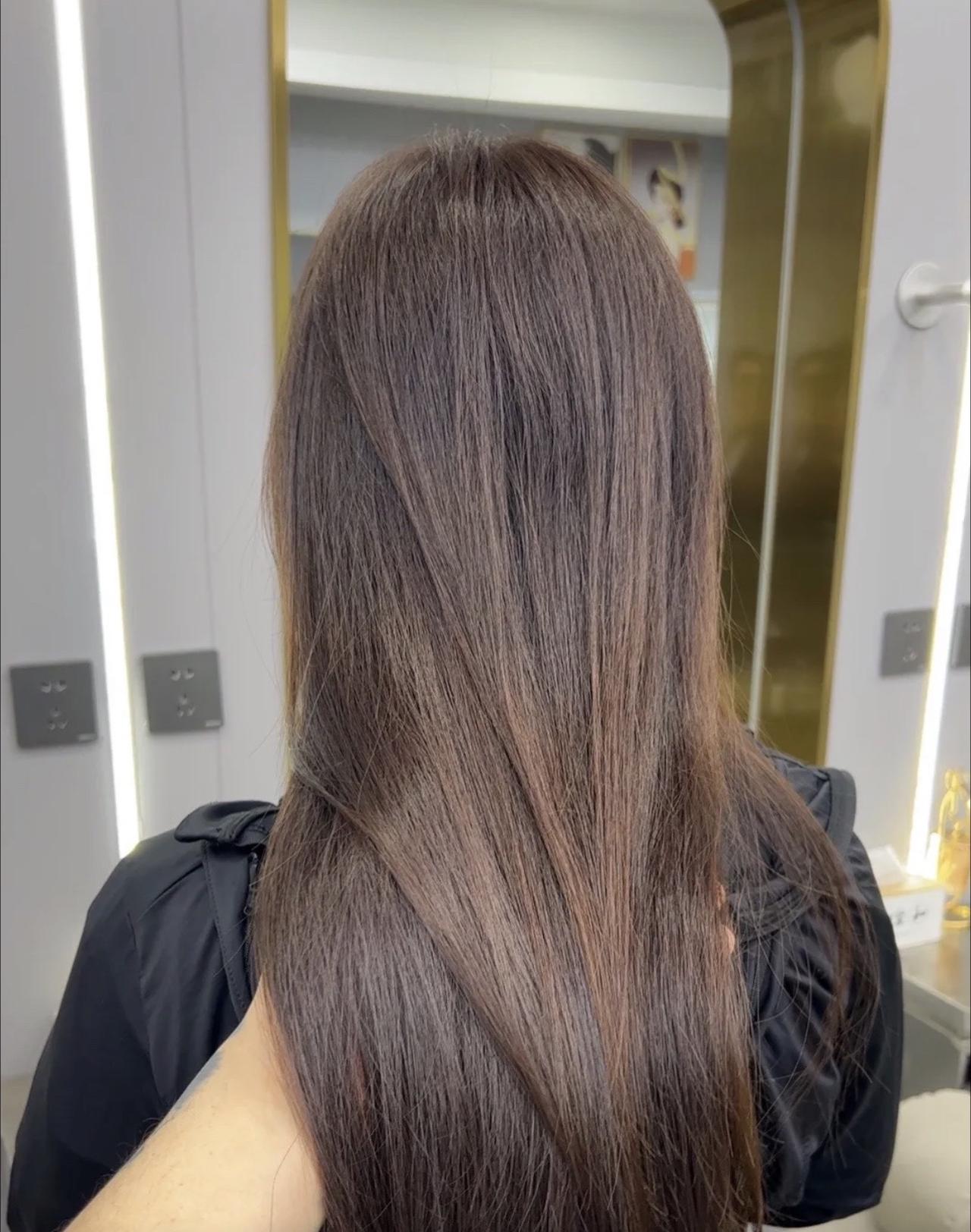 拉头发之后一般多久可以染发 珍珠米棕色 质感发色 染色 今日发色