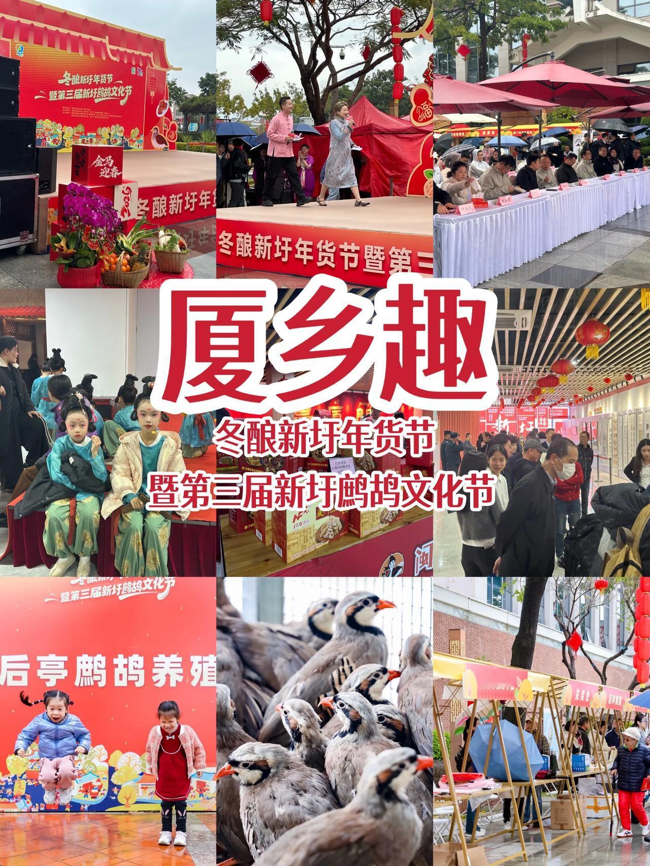 春节不知道去哪备年货？厦乡趣—冬酿新圩年货节暨第三届新圩鹧鸪文化节你来哦❗️
	