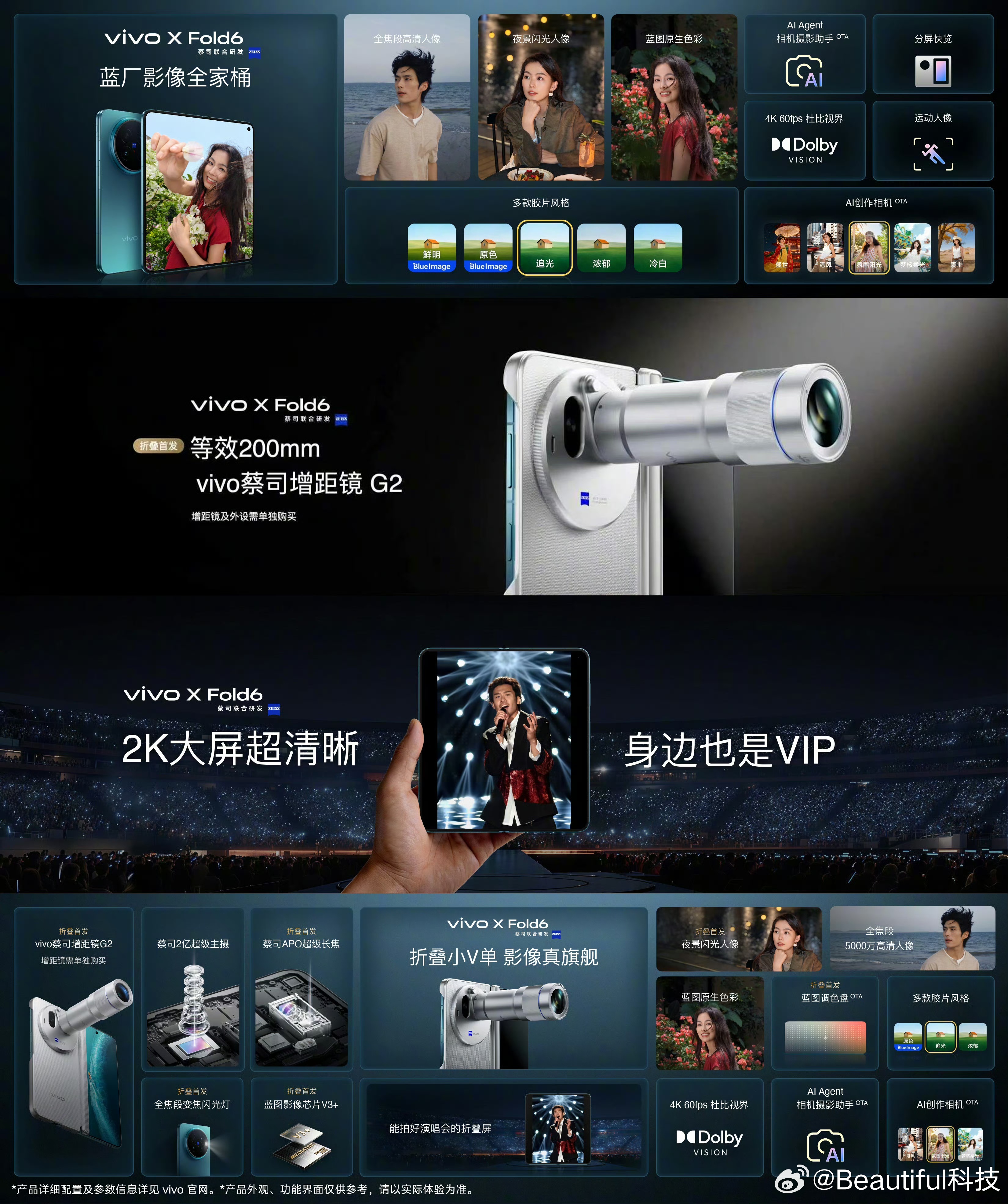 vivo X Fold6谁懂啊！终于有折叠屏能把演唱会拍明白了🎤