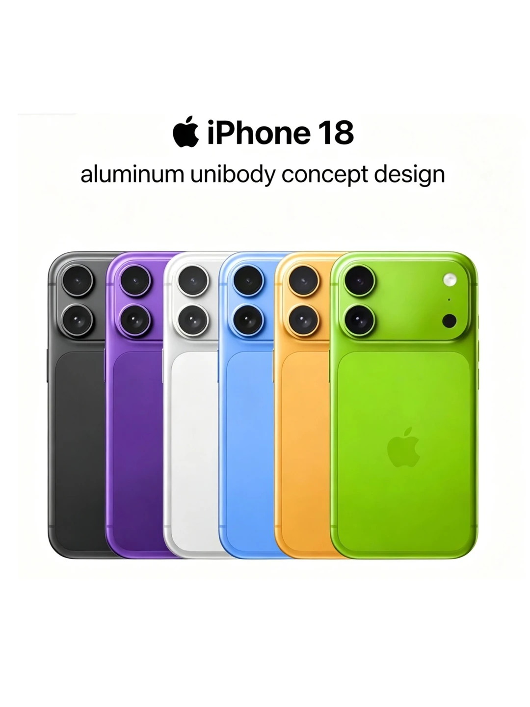 这波iPhone 18配色，说实话有点苹果不苹果