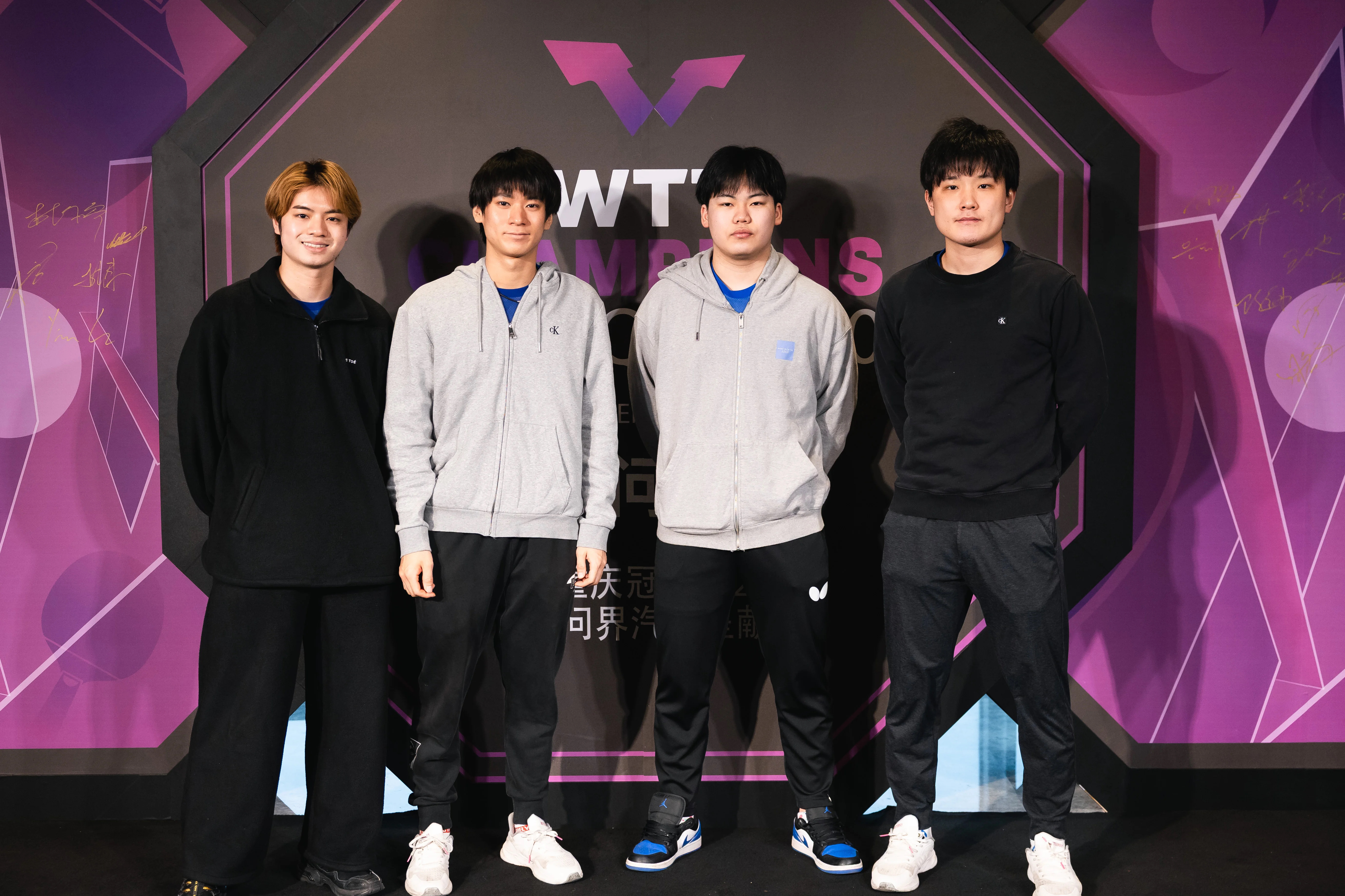 张本智和张本智和wtt重庆冠军赛2026 重庆冠军赛欢迎晚宴图片📷cr. wt