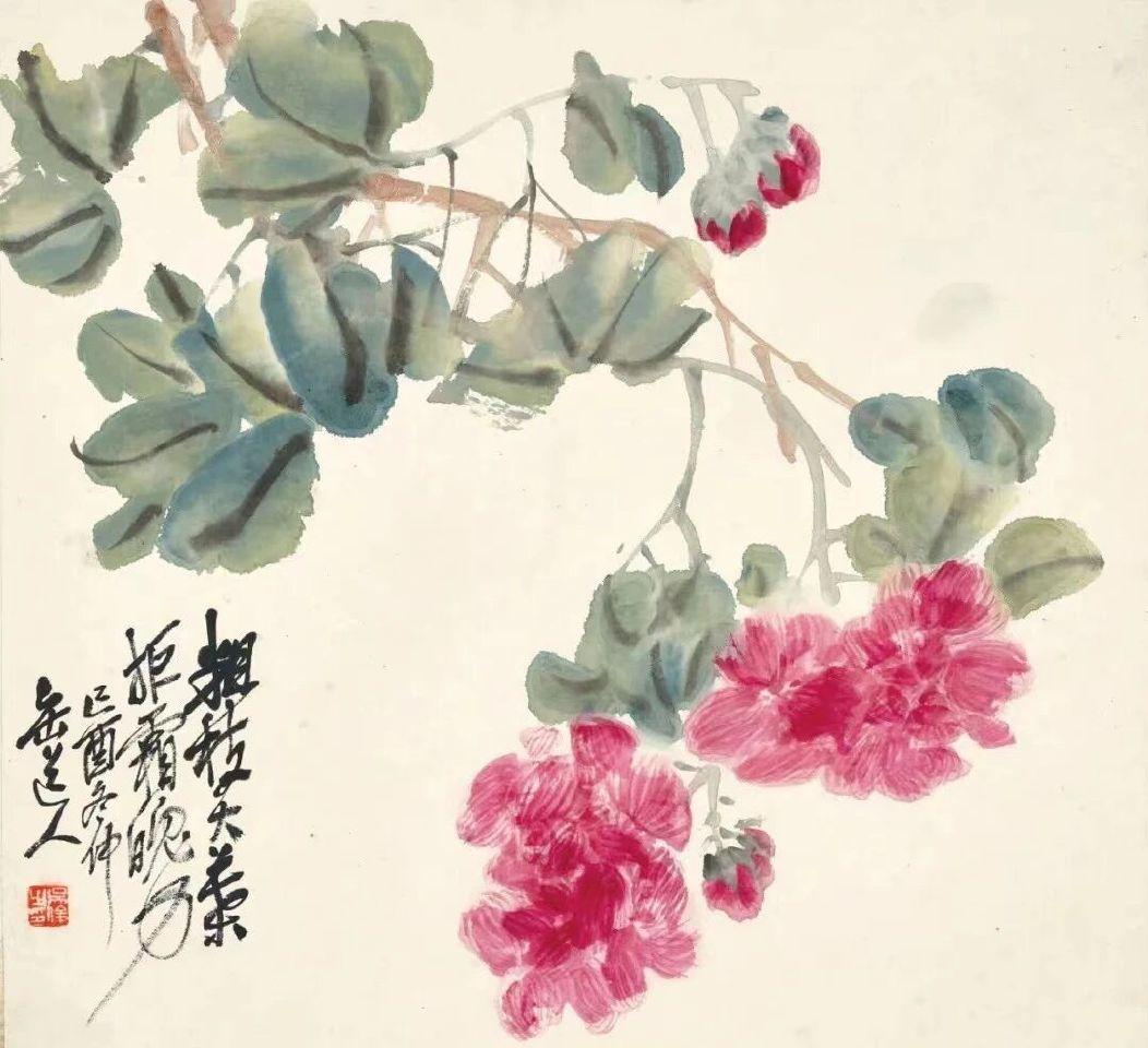 吴昌硕 ​​​
绘画作品
【花卉十二册】