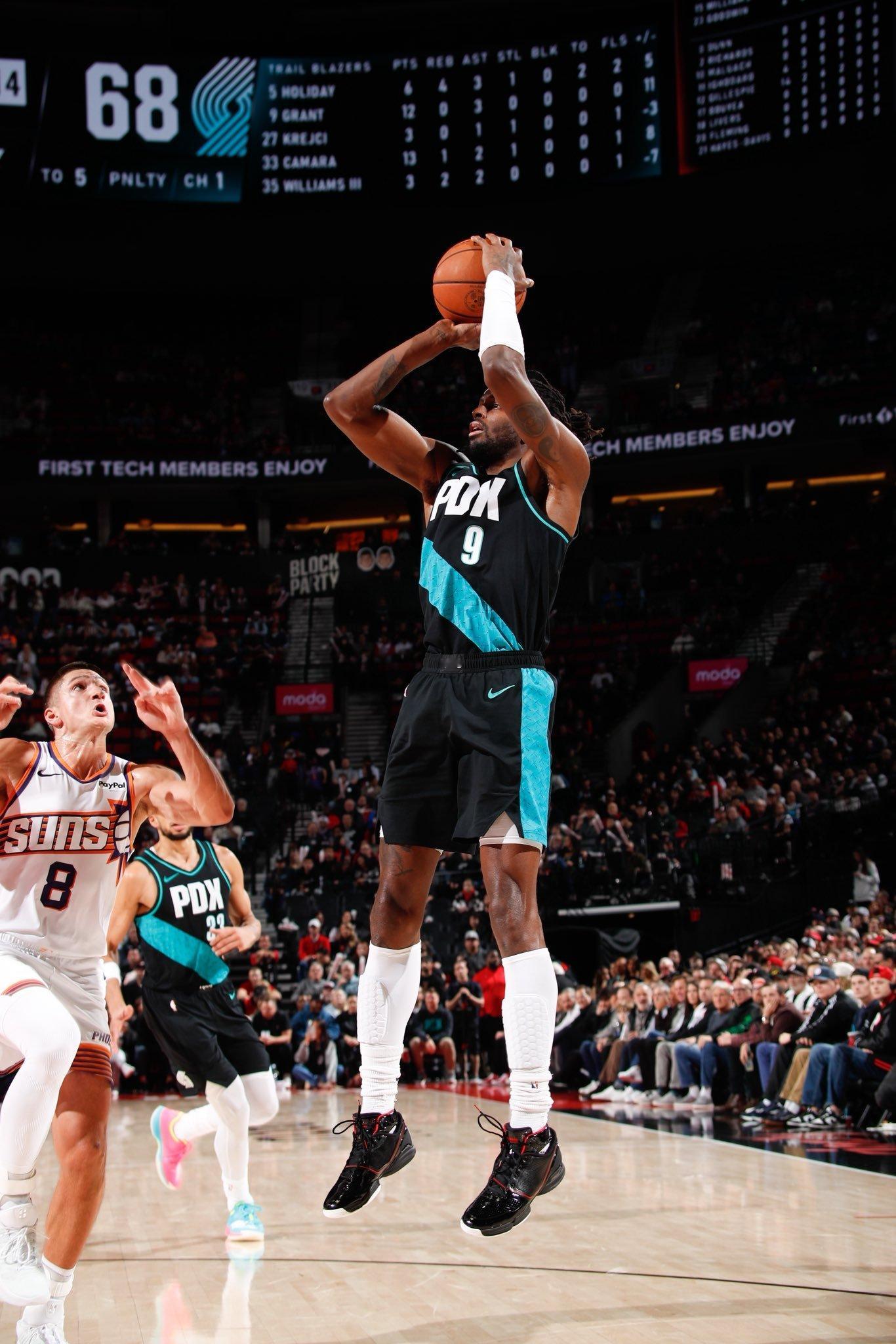 NBA Jerami Grant FREEHDNBA球鞋分享