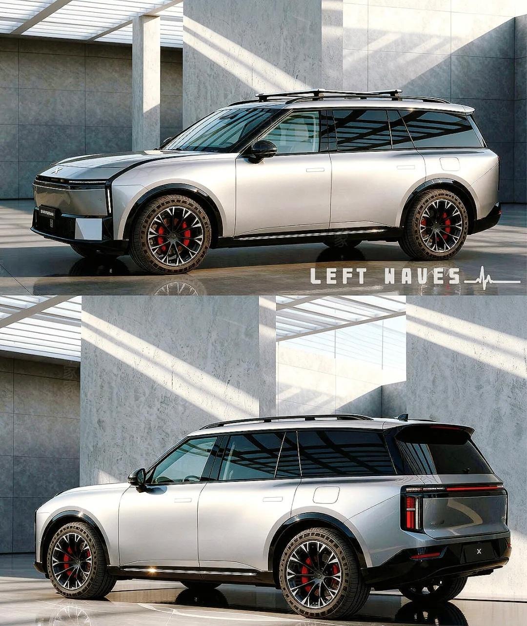 小鹏的测试车遍地跑，但这台还是第一次见，印象中小鹏确实有一个增程SUV叫G01，