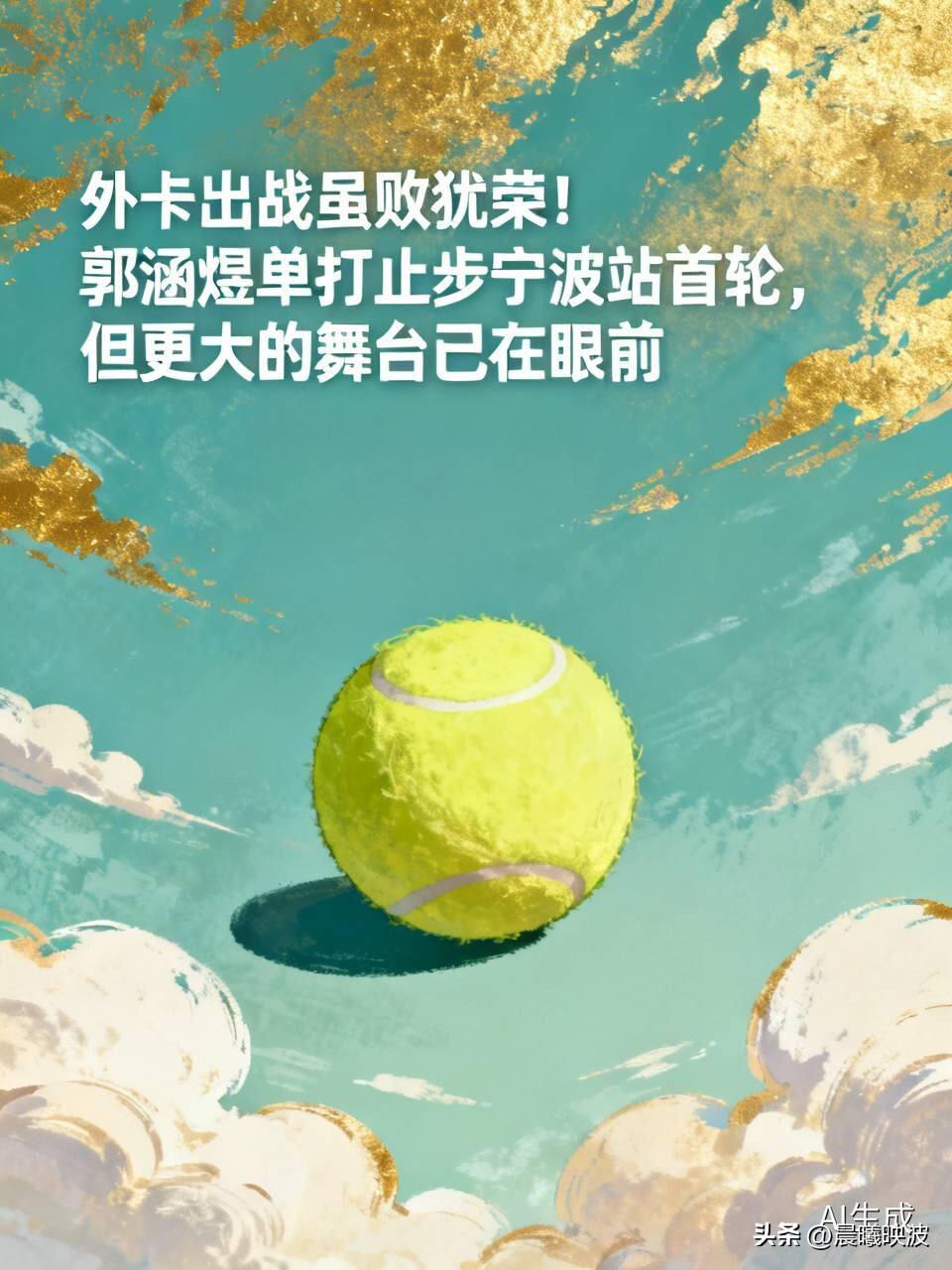 外卡出战虽败犹荣！郭涵煜单打止步宁波站首轮，但更大的舞台已在眼前

  10月2