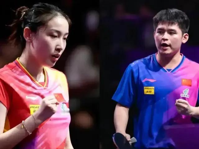 一觉醒来，法国冠军赛场传来好消息，国乒小蒋林诗栋、国乒第一美女钱天一挺进四强！