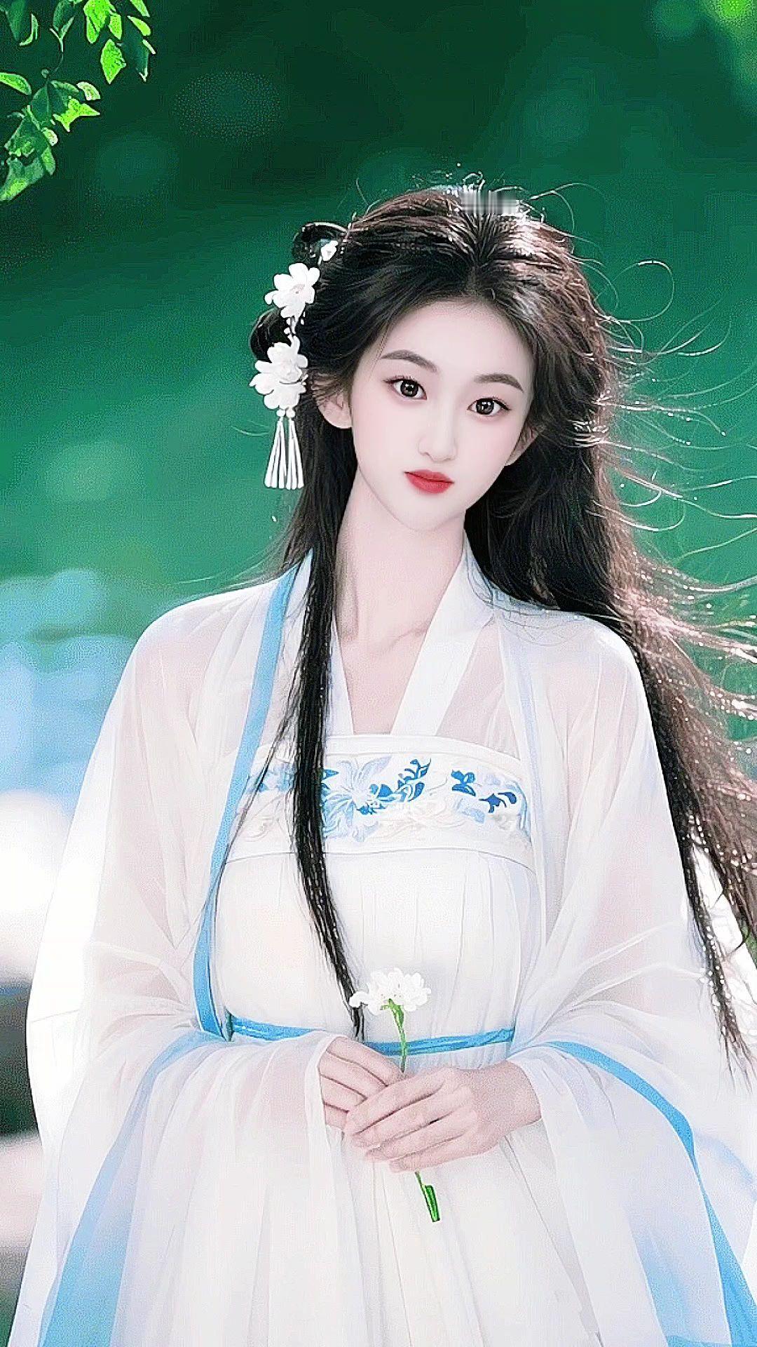 汉服 清冷系古风 古风写真 古风美人 优雅气质