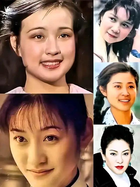 一路繁花，五大美女，年轻时颜值，李小冉当属翘楚，足以抗衡所有人。刘晓庆垫底，蔡明