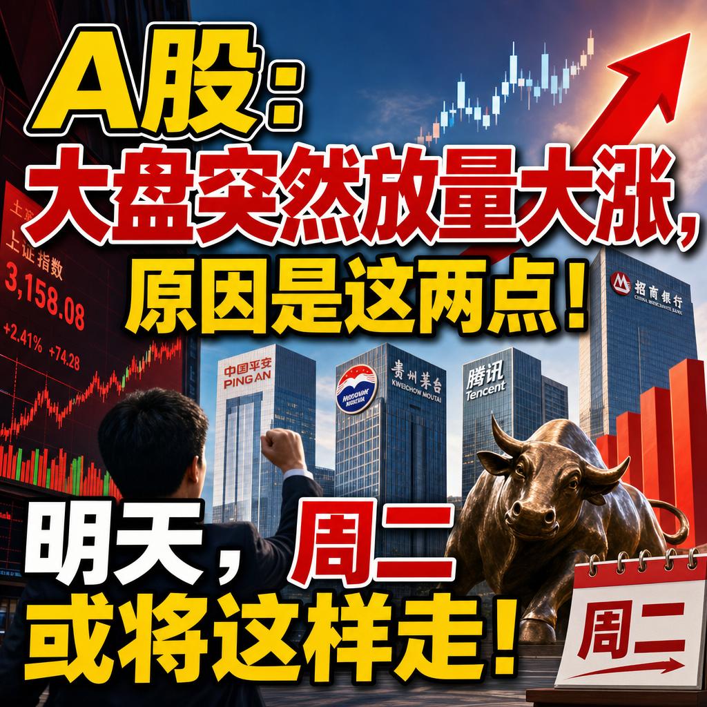突然，A股放出历史第二天量！
3.76万亿成交，4271亿增量资金涌入，沪指一举