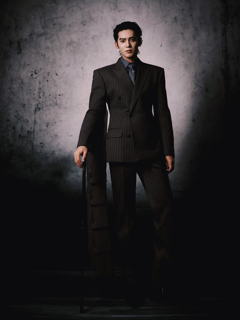 于适14条袖子3个发型于适daddy还是darling礼帽金丝眼镜是绅士，不羁披