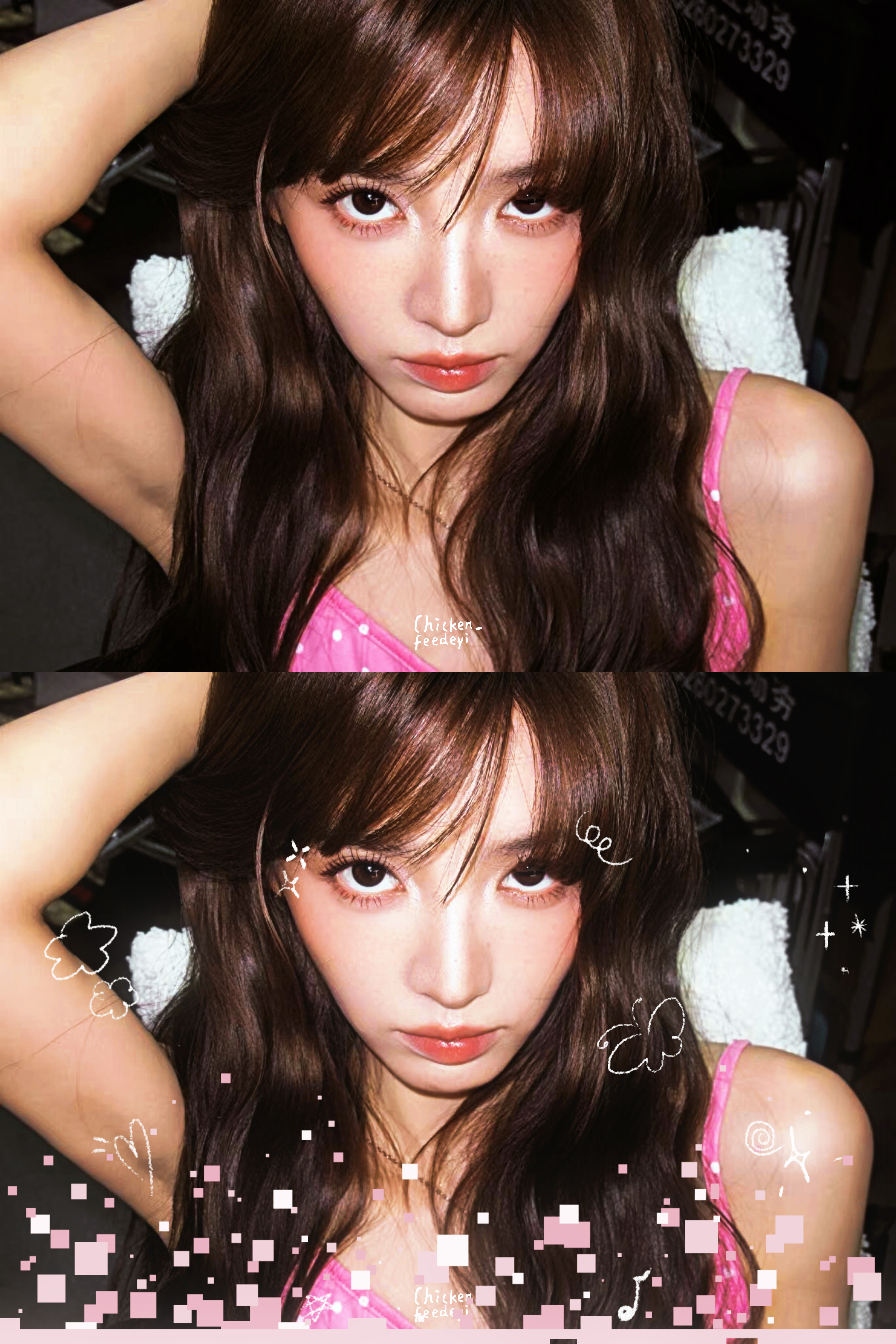 Hot pink ⊹♡⁺₊🎀 田曦薇