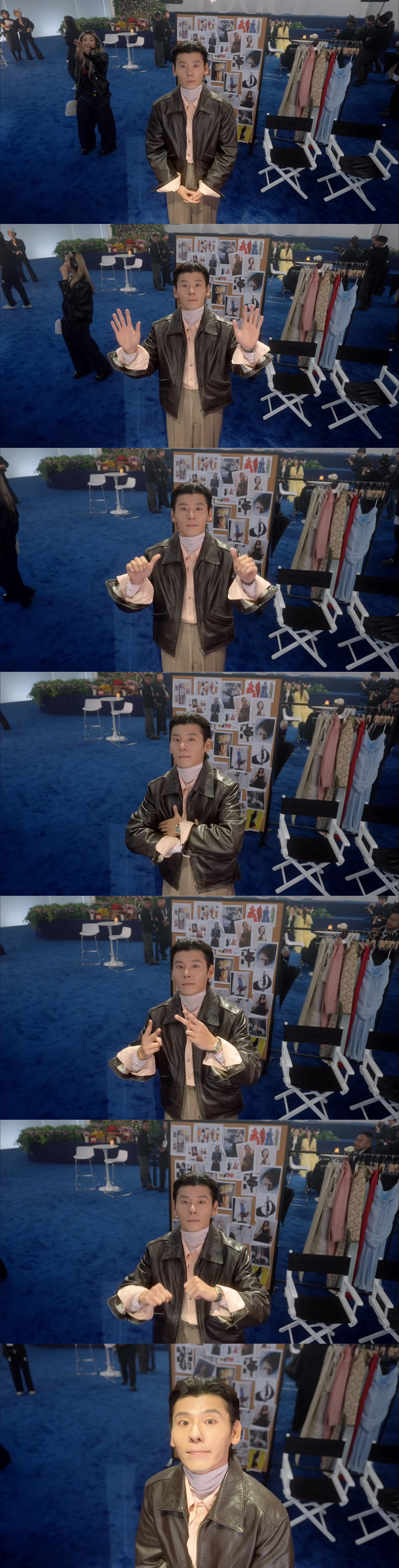 蒋奇明和自己玩的挺高兴蒋奇明好安静的吵闹VOGUE角落这幕很i人：没人打扰，蒋奇