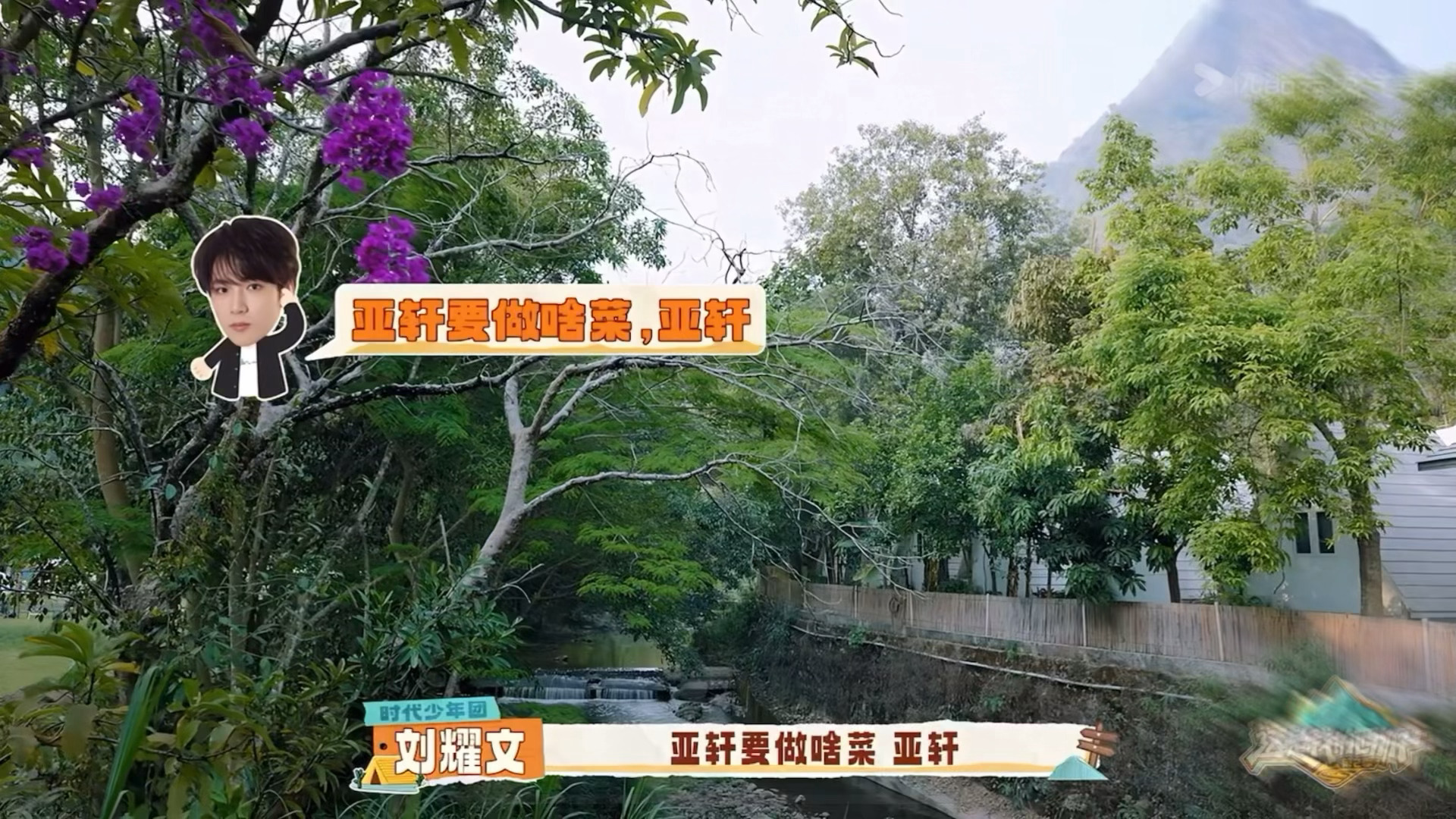“雅轩要做啥菜啊，雅轩～” 