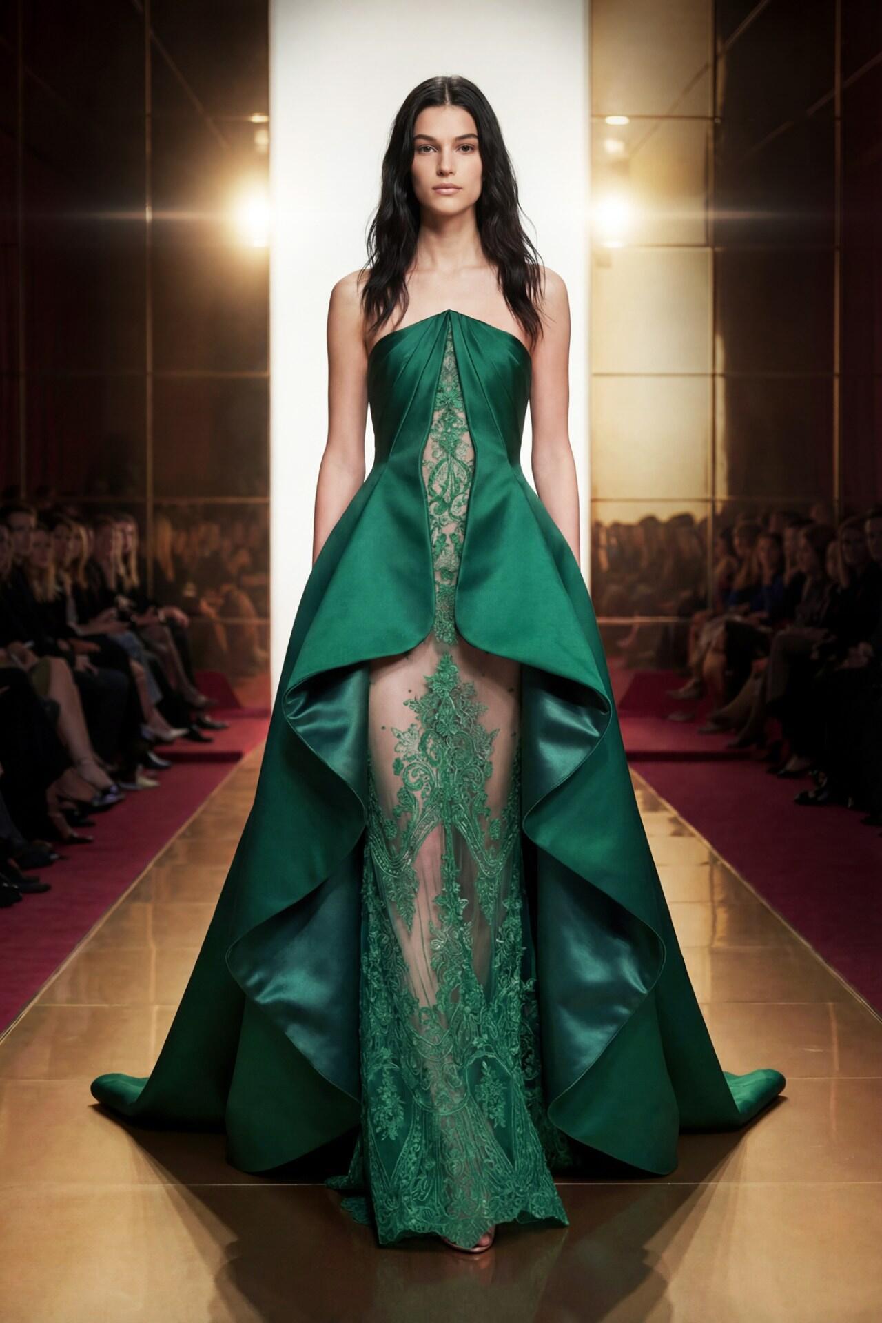 巴黎高定时装周大秀直击 Alexis Mabille 2026春夏高定秀，把AI