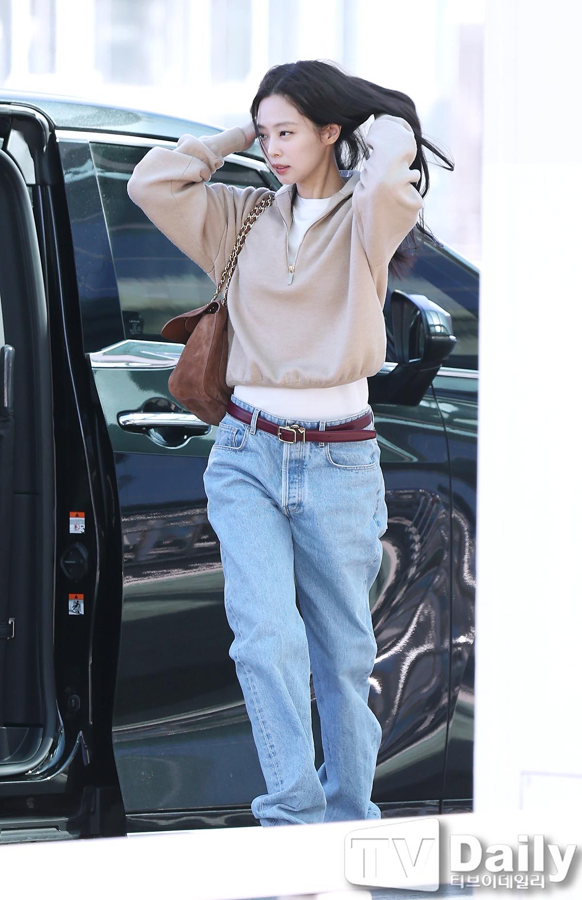 Jennie出发Chanel大秀260307 Jennie仁川机场出境媒体图📸