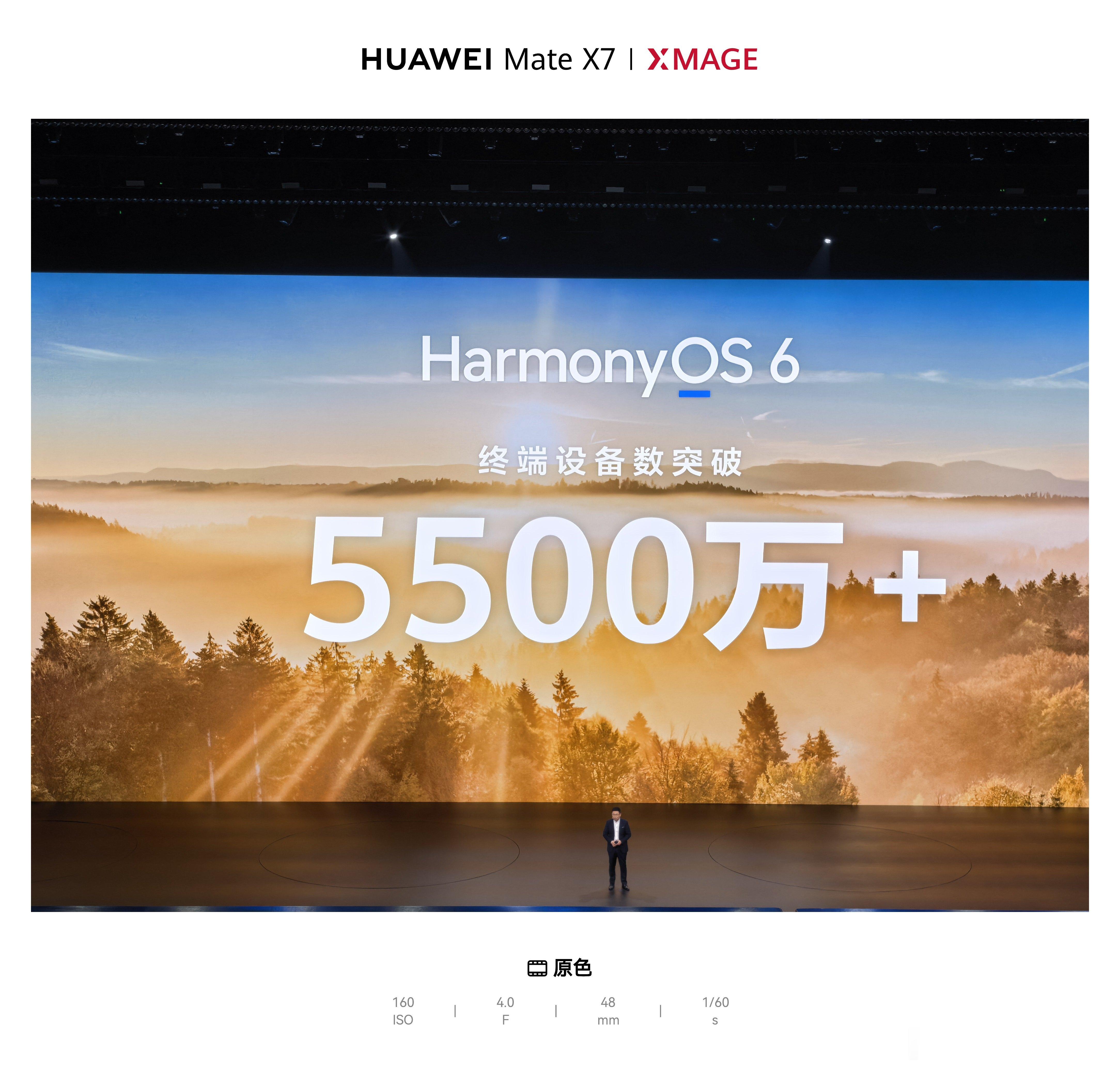 鸿蒙终端突破5500万了，感觉今年能破亿呀，真的成了！ 