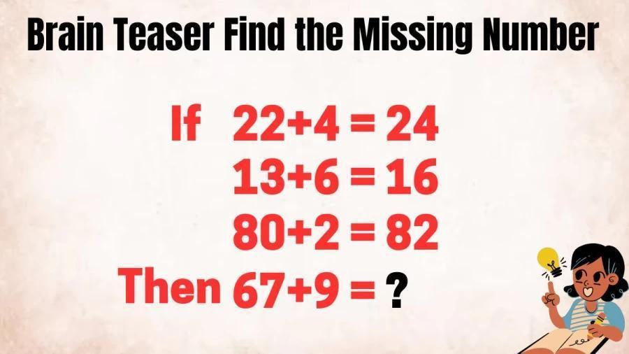 烧脑数字谜题来咯！已知“22 + 4 = 24”“13 + 6 = 16”“80