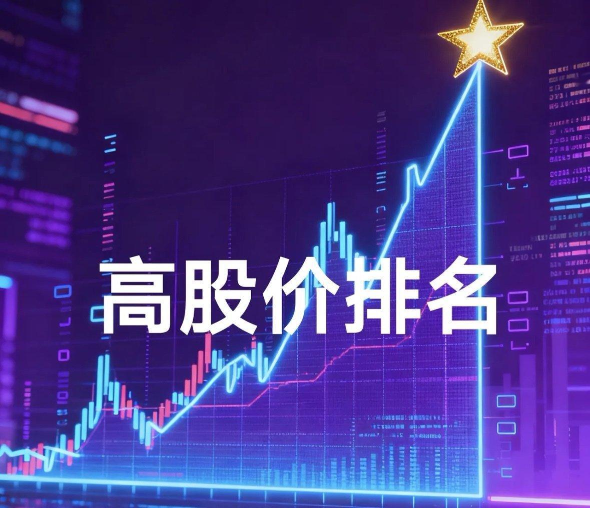 A股最新股价排名TOP201.寒武纪.688256：1699.96元2.源杰科技
