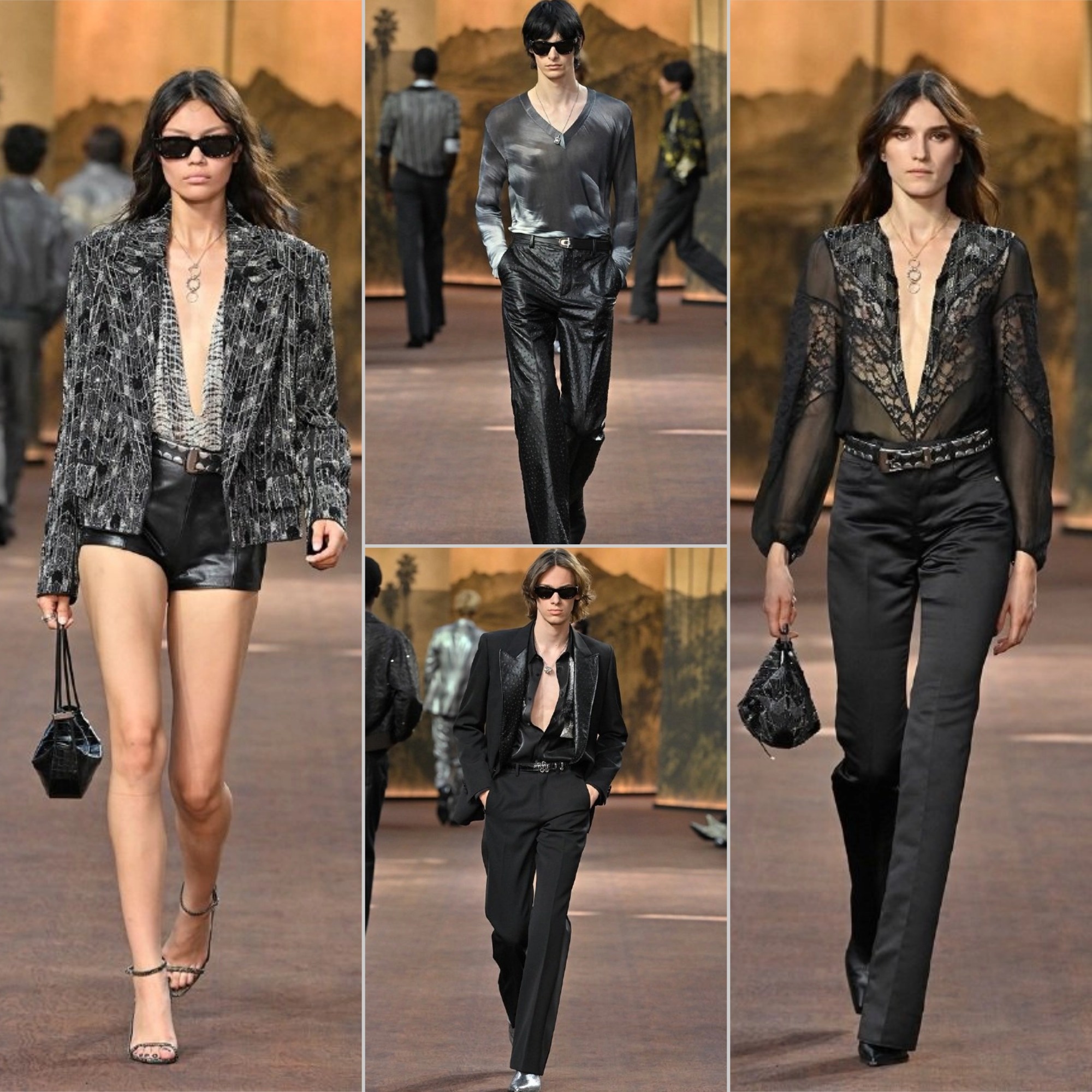 AMIRI S/S 2027 巴黎男装周这一季，Mike Amiri 将男装与女