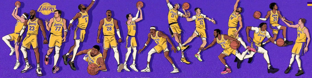 Let‘go lakers 全景洛杉矶湖人