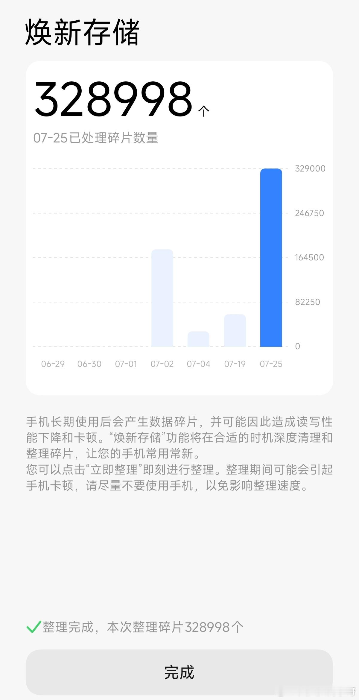 刚更新完手机管家，整理了一下这么多碎片？？ ​​​