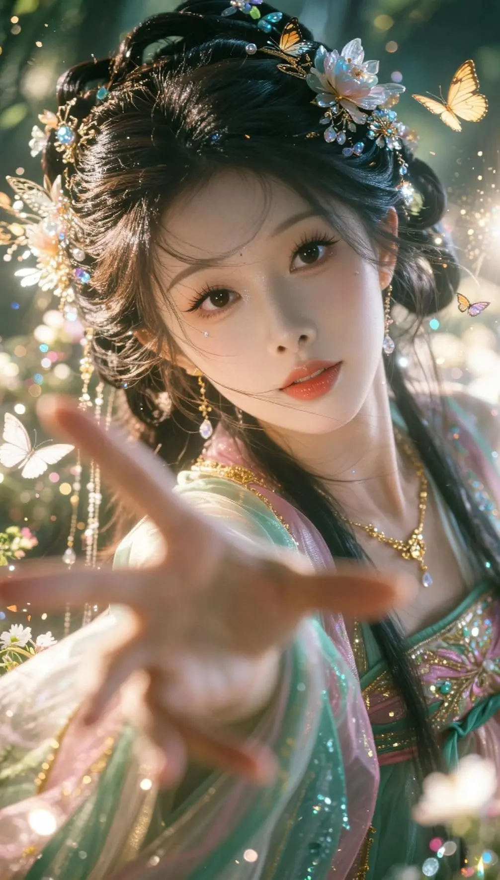 AI神明少女古风写真 ai创作全新升级 当我的国风dna开始觉醒 古风...