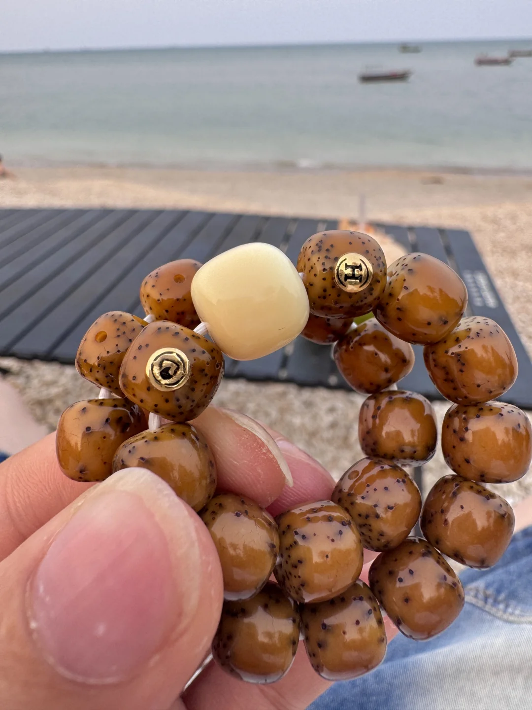 来，海边盘串！🌊
