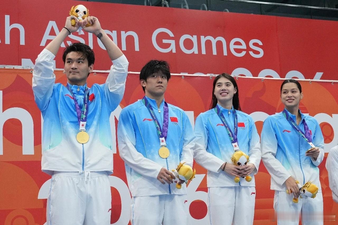 【亚运会金牌总数第一名——徐嘉余】在今晚进行的2026爱知·名古屋亚运会游泳男女