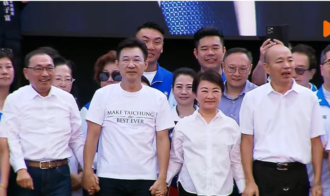 韩国瑜、侯友宜、卢秀燕合体力挺江启臣 

国民党台中市长候选人江启臣今天（4日）