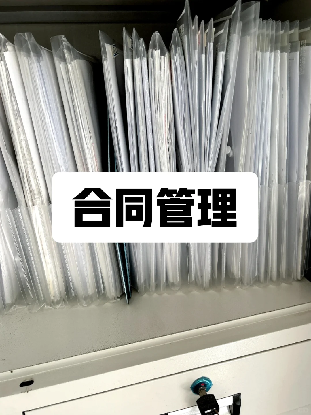 新来的人事实习生做的合同管理，牛👍🏻