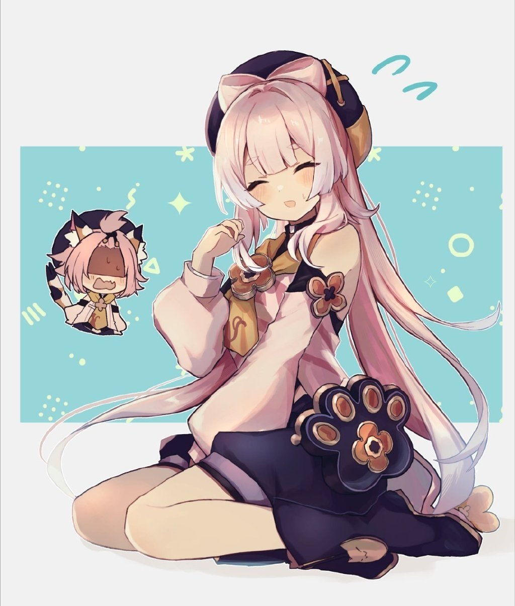 原神美图 画师：メリーさん#漫视界企划##开学开新谷# ​​​
