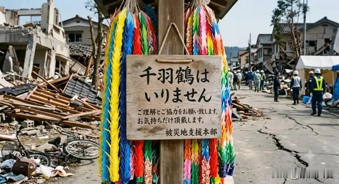送水送物资送吃了都行，日本民众一股脑的往灾区送千纸鹤。熊本地震紧急呼吁：别再寄千