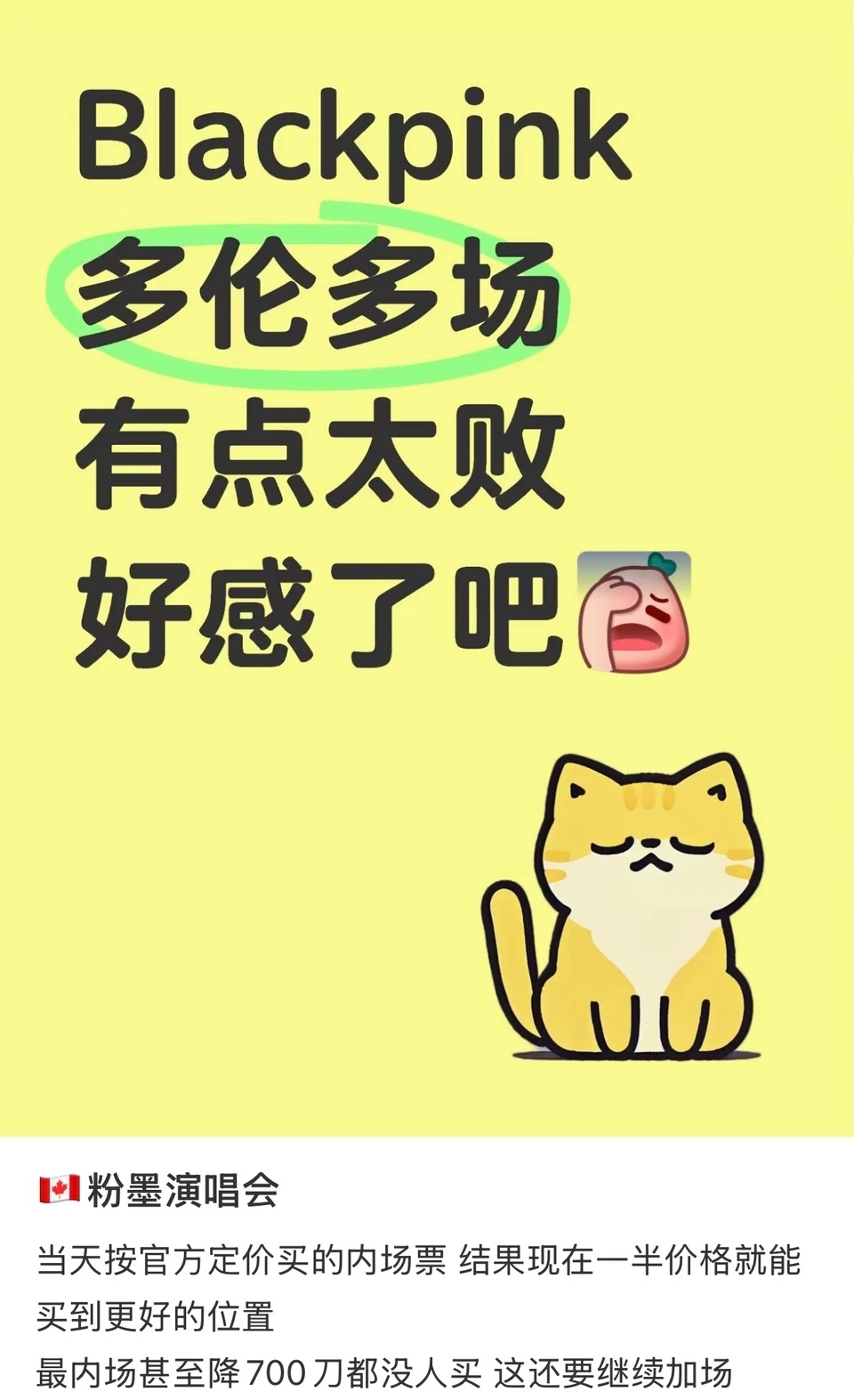 【tg】还有人不知道blackpink 的票房都是怎么来的吗，定价死贵然后卖不出