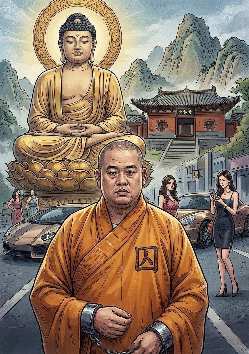 释永信被判24年少林寺魔丈 
