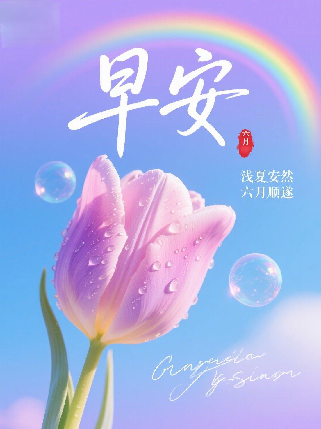 ²⁰²⁶/₀₆.₀₃🌈𝗺𝗼𝗿𝗻𝗶𝗻𝗴 𝘆𝗮♡ ☼
晨光安好，