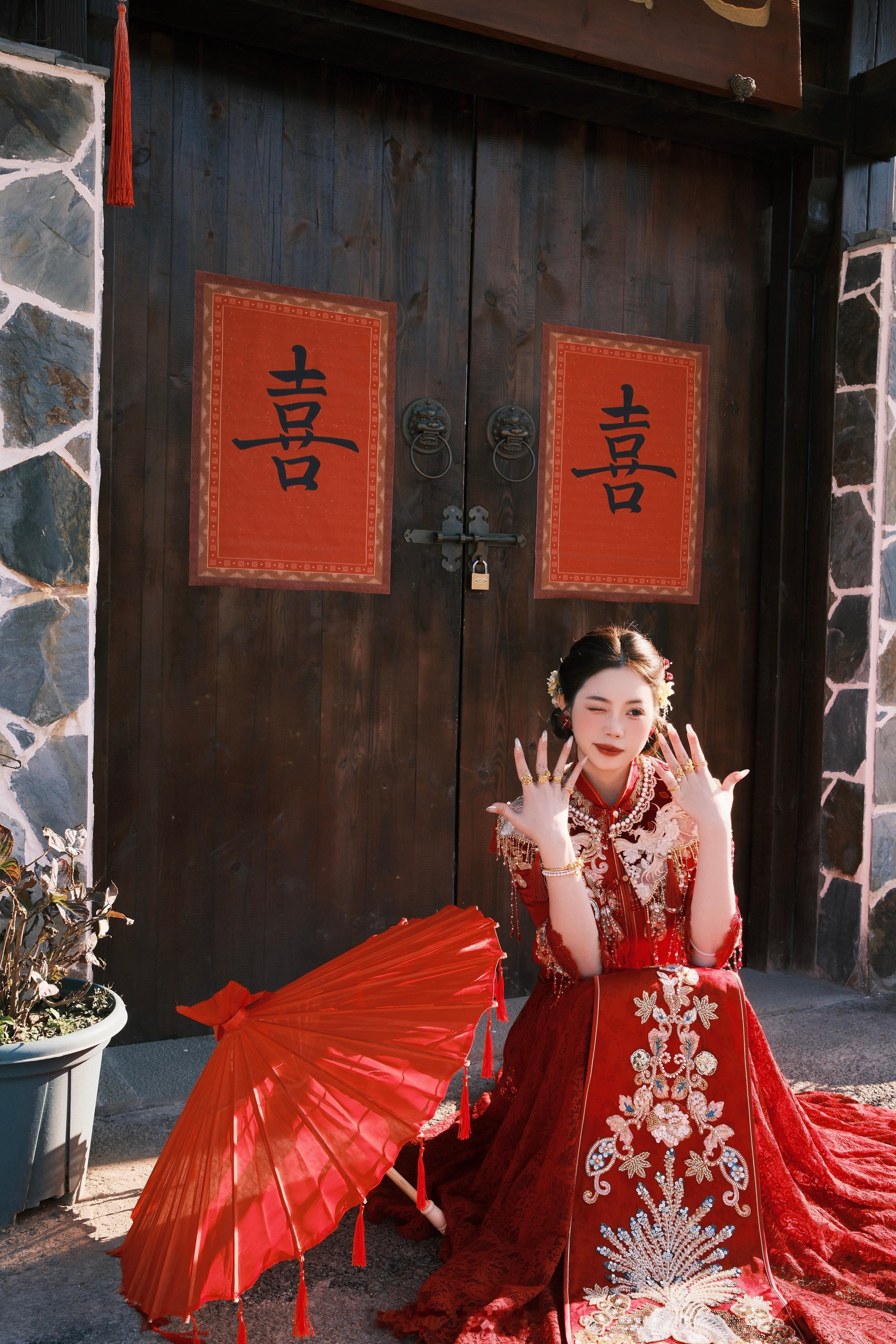 ❤️第二场迎亲在爱里圆满 每个细节都感觉被重视 村里布置的也很好长路漫漫 笃行步