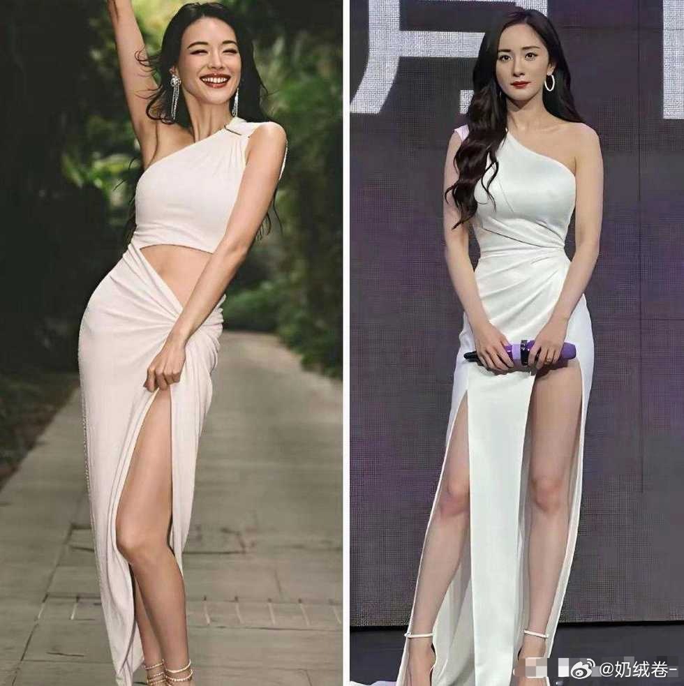 舒淇真的很奇怪明明颜值不如杨幂，身材也不如杨幂，还比杨幂大十岁可是两人撞衫她却赢