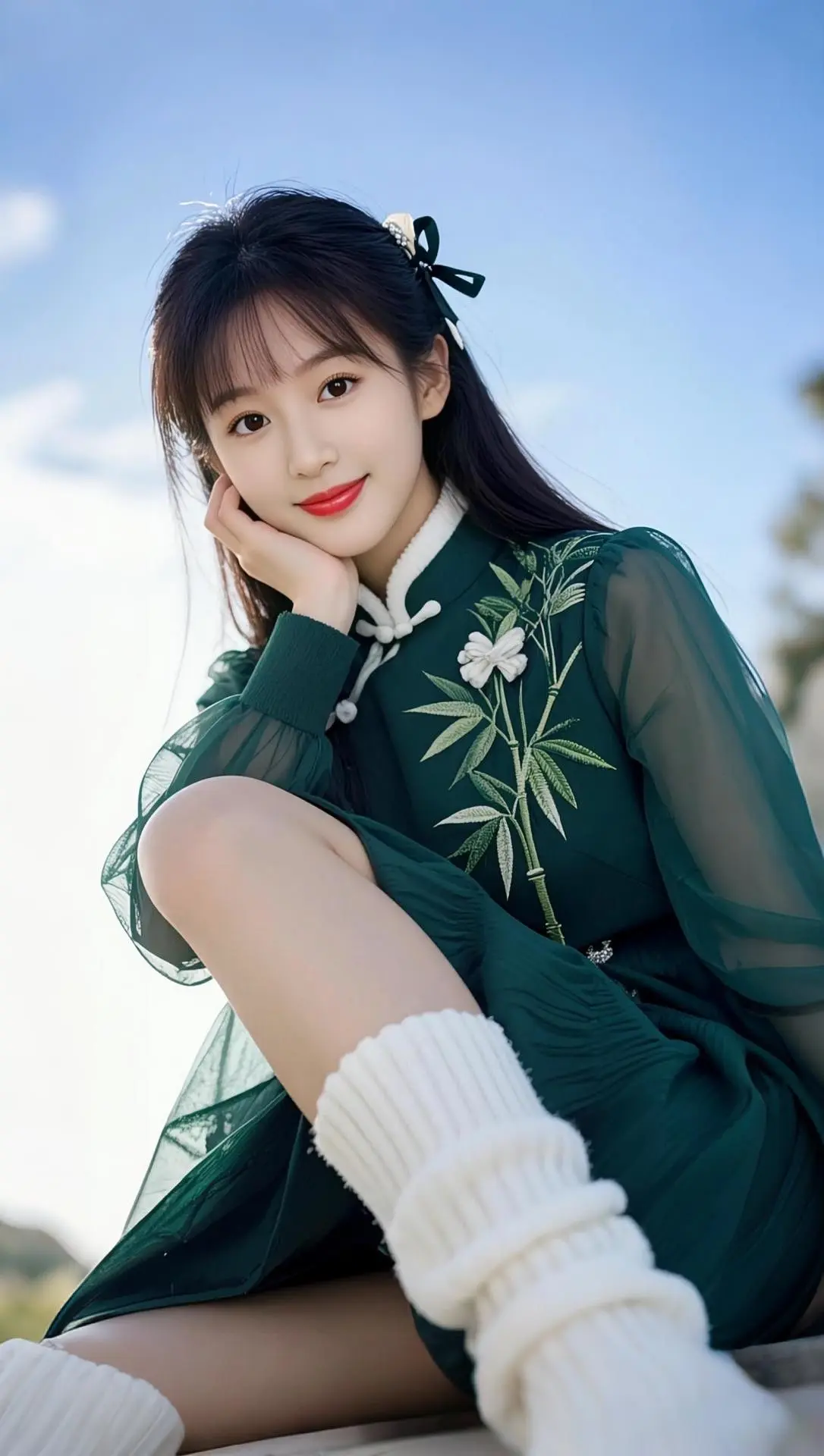 AI清新少女写真 随变ai随便玩