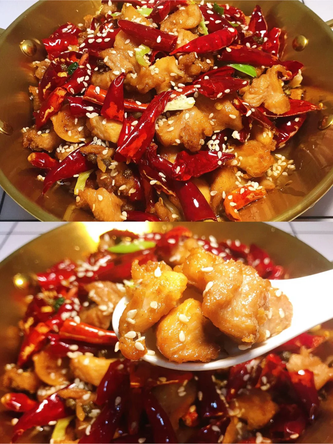 辣子鸡丁这样做，超级无敌好吃！
