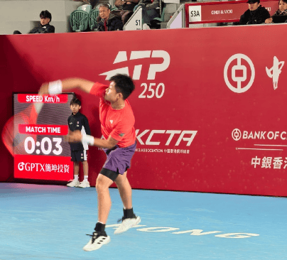 ATP香港站：吴易昺6-3先下一城，大比分1-0领先卢布列夫