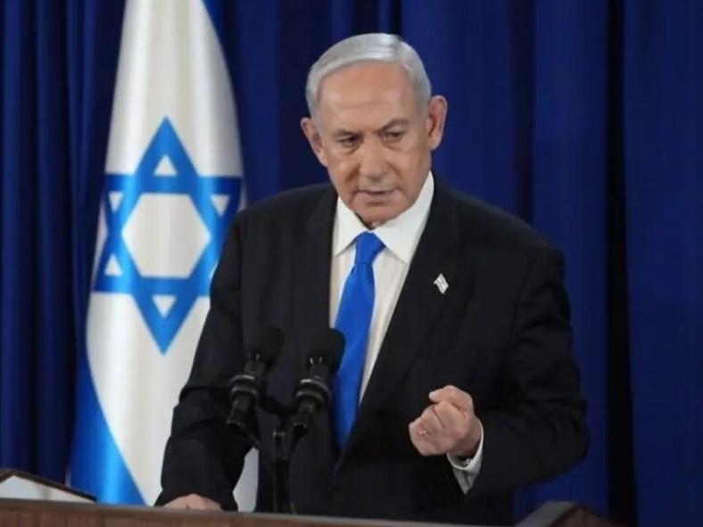 内塔尼亚胡最新表态！
 4月16日晚，以色列总理内塔尼亚胡发表视频声明 ：应美方