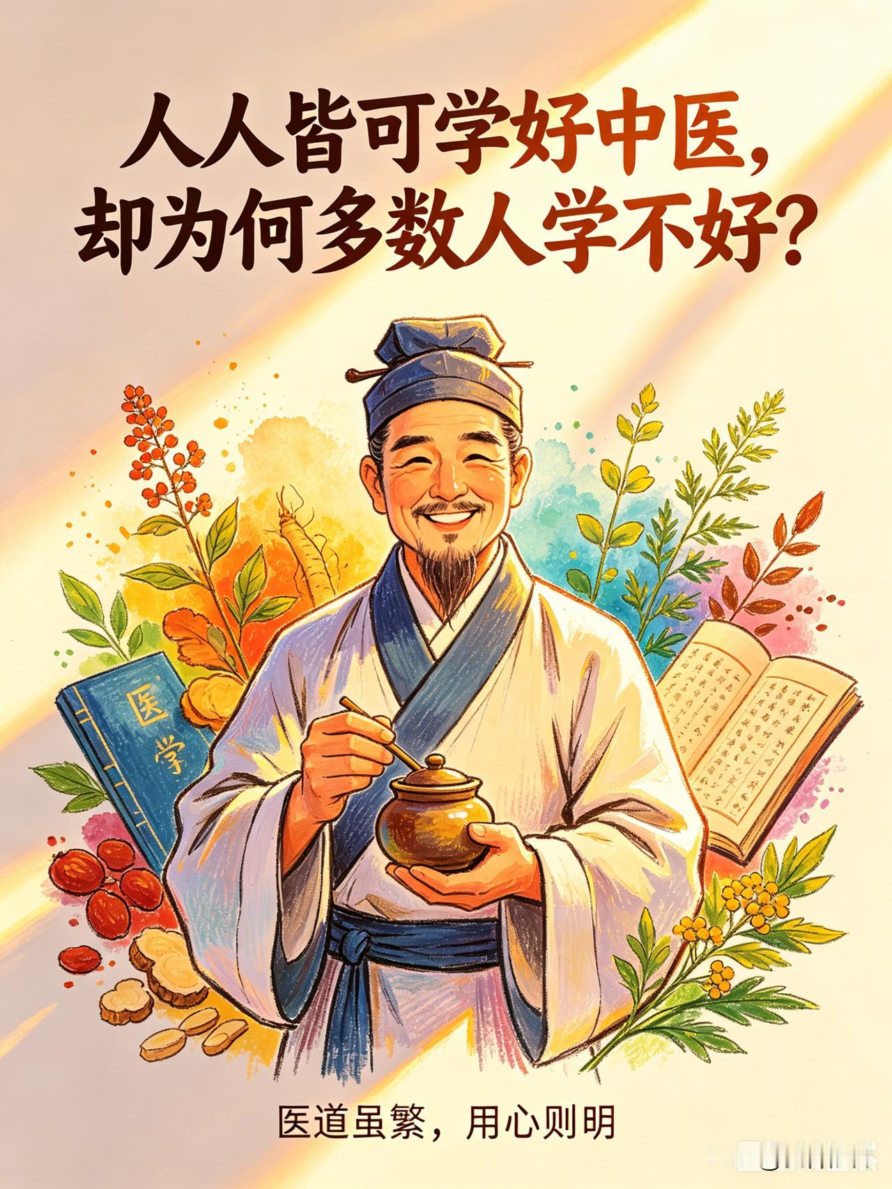 有个老中医，说过一段如此发自肺腑的真相：学中医最难的，并非背《黄帝内经》，也不是