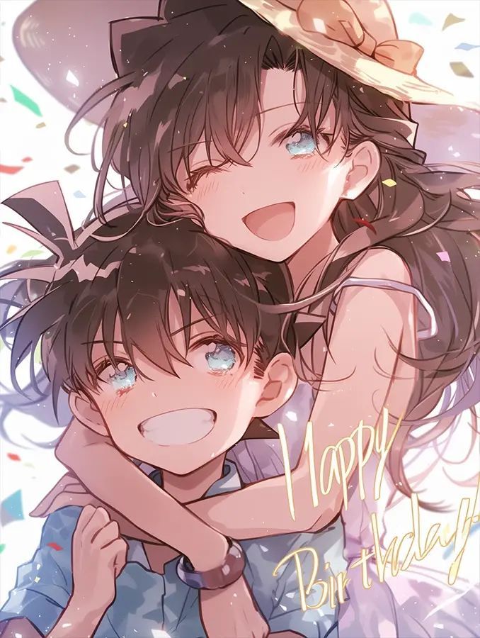 小兰生日壁纸｜新兰   cr：清风壁纸#新兰永恒##新兰##夏日次元盛典# ​​