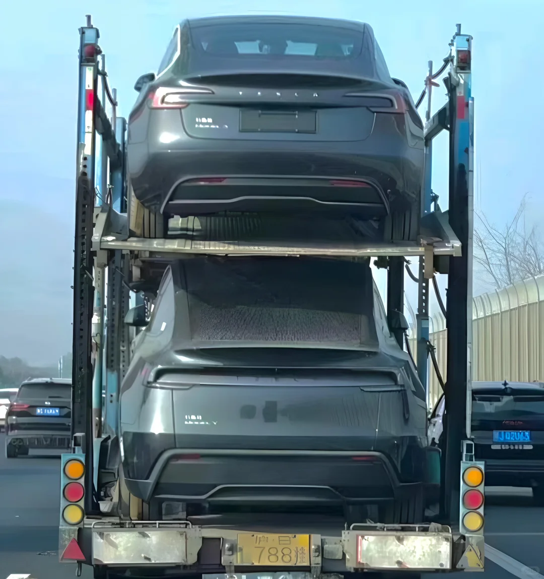 特斯拉Model 3与Model Y车尾对比