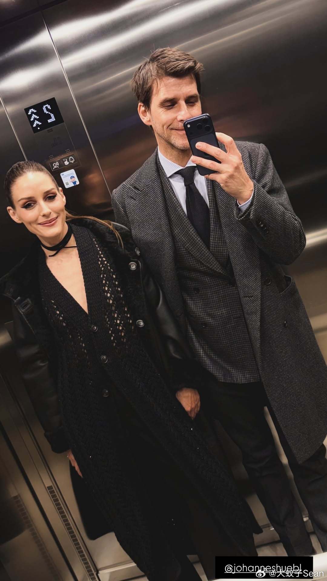 Olivia Palermo奥利维亚巴勒莫的老公Johannes Huebl约翰