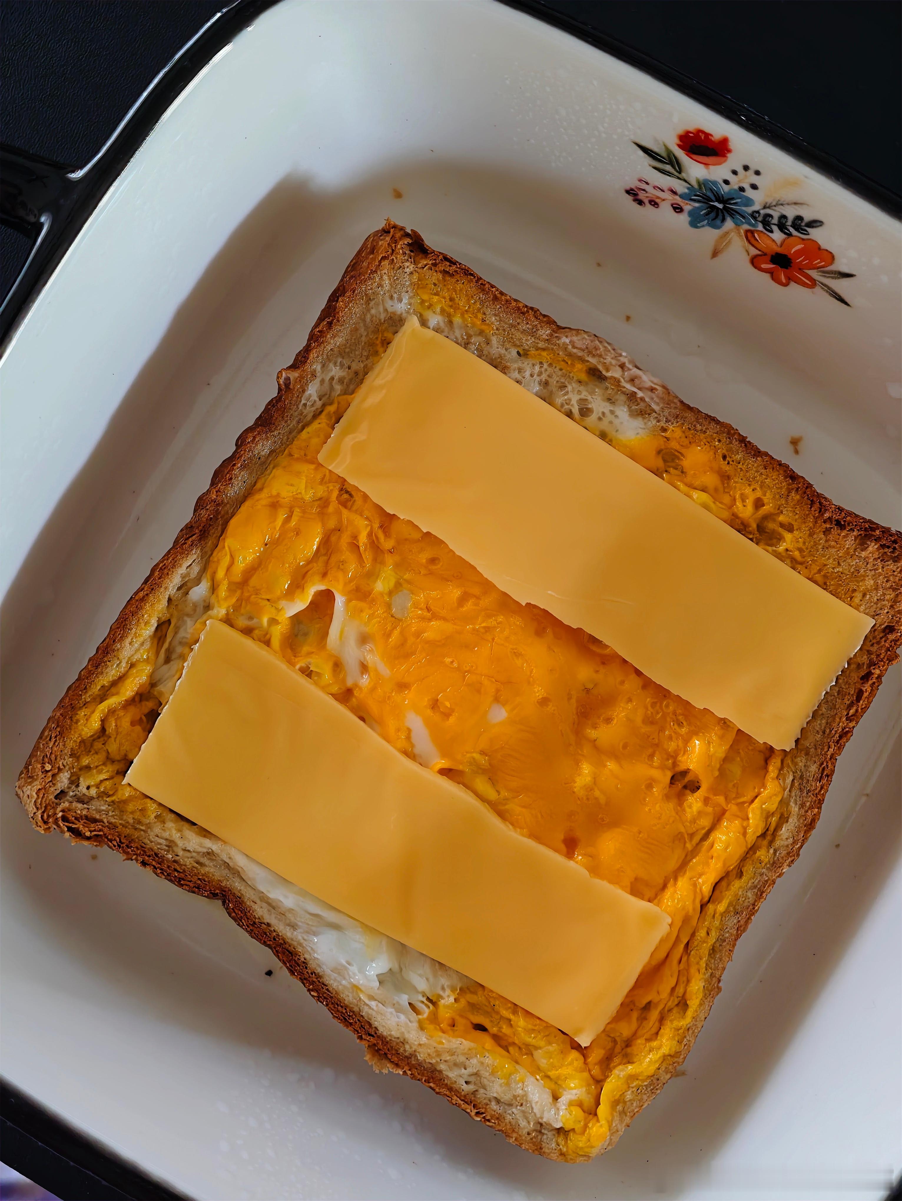 早餐打卡元气满满的早餐 今日早餐我只用了几分钟就搞定了模仿一下法国吐司，又不想开