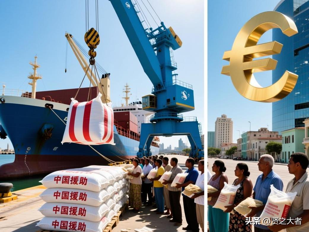 又当又立！
欧盟向古巴追加200万欧元援助，
这个数字轻得不如一袋大米，
连一架